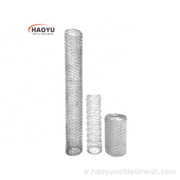 Çift Twist Dokuma Çelik Tel Örgü Gabion